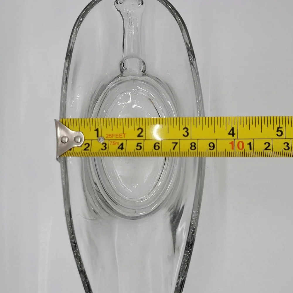 Anchor Hocking Clear Glass Gravy Boat 10oz Sauce Server USA 1028